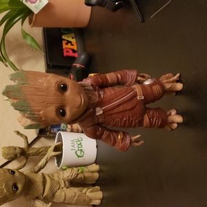Baby Groot in Ravager Outfit